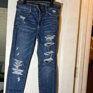 American Eagle Outfitters High-Rise Jeggings Size: 4 Regular